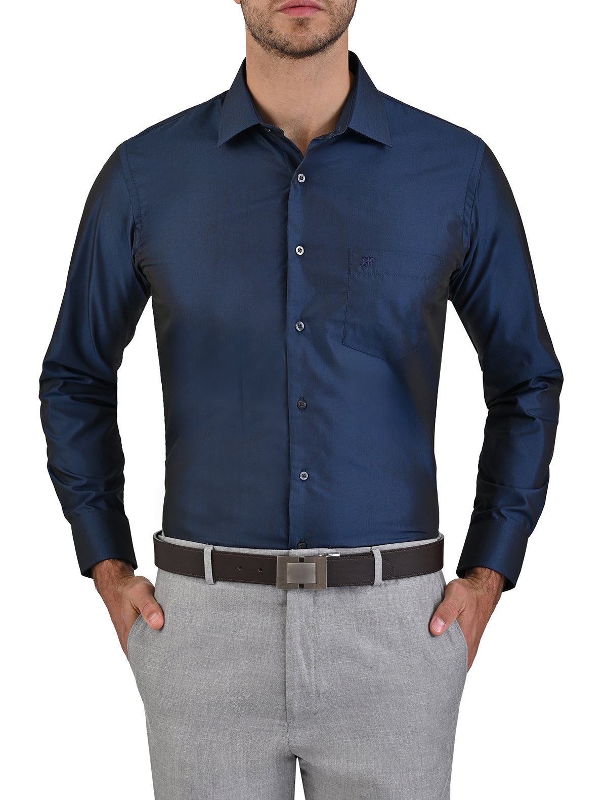 Camisa de Vestir John Henry Slim Fit Tornasol – John Henry Mx